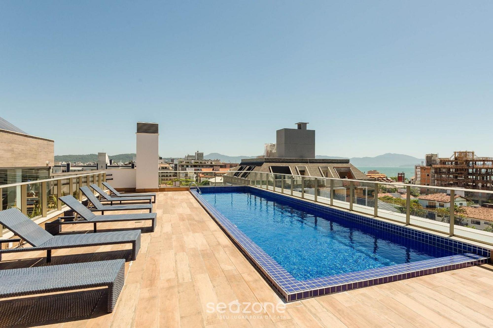 Lindo Studio Moderno A 300M Da Praia Jurere Elu106 Флорианополис Экстерьер фото
